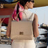 Silene - Leather convertible backpack handbag